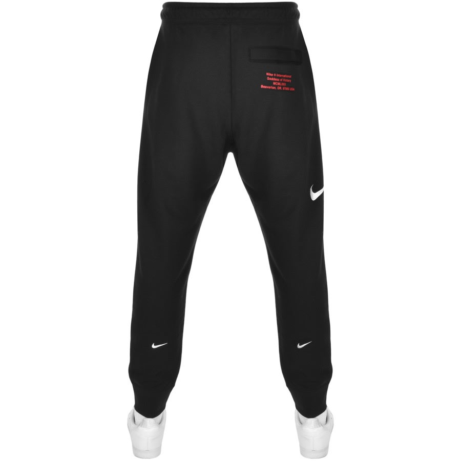 Alternative Image for ProductNike Swoosh Logo Jogging Bottoms Black2